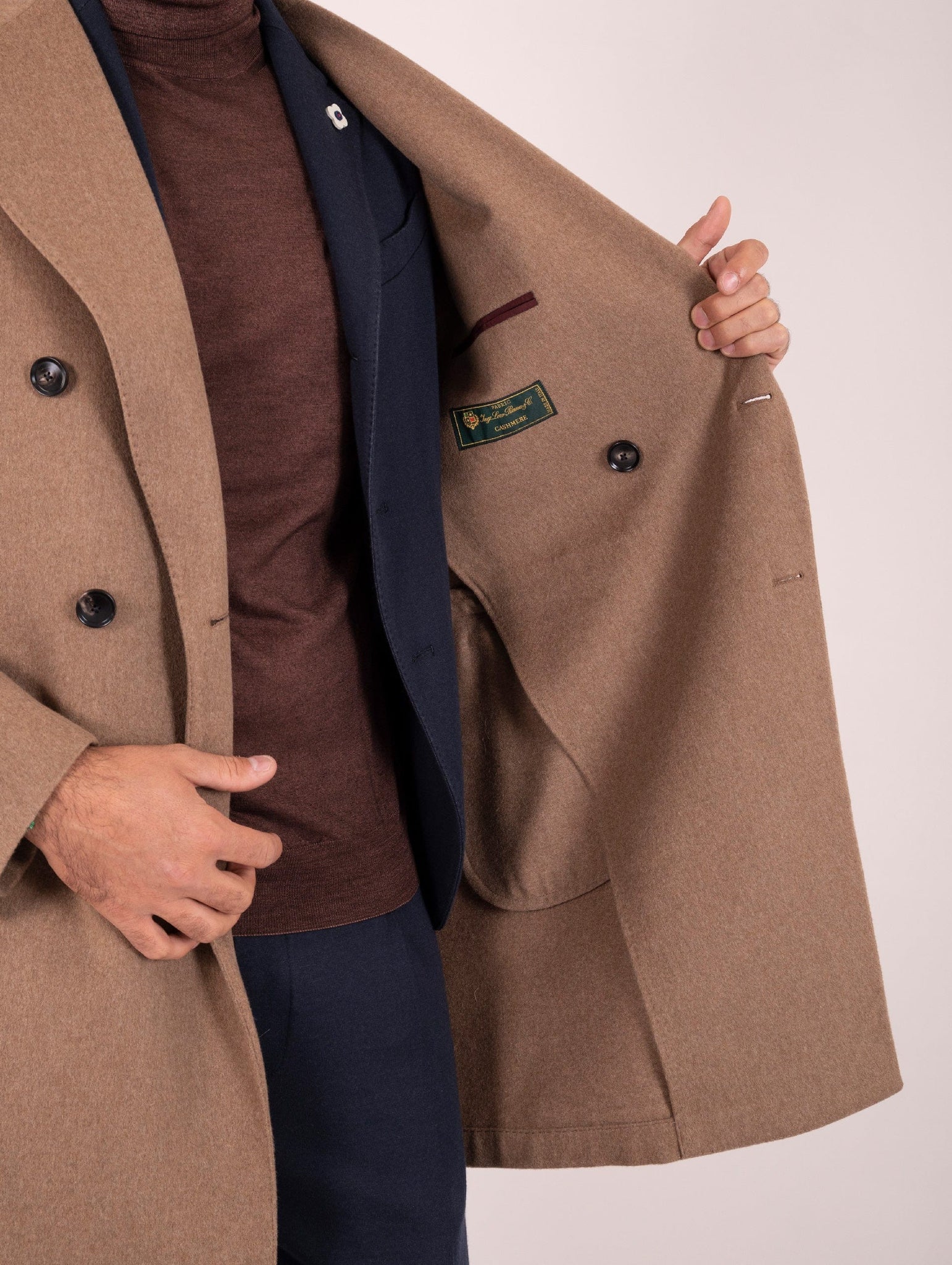 Cappotto Four Stroke Puro Cashmere Loro Piana Cammello