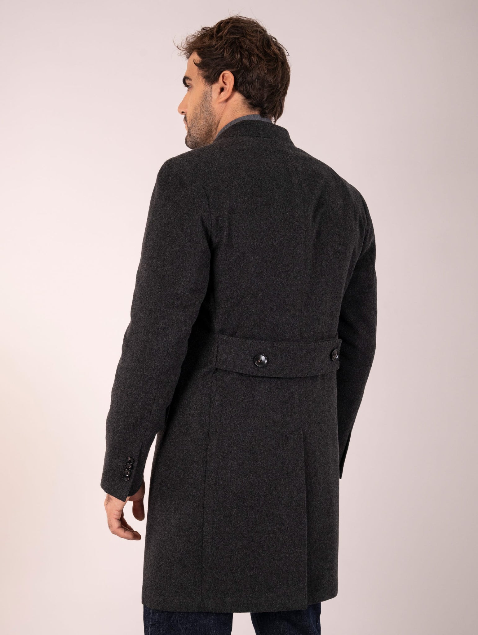 Cappotto Four Stroke Puro Cashmere Loro Piana Grigio