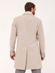 Cappotto L.B.M 1911 in Lana e Cashmere Sabbia