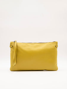 Clutch Hermy Gianni Chiarini in Pelle Martellata Curry