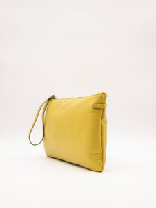 Clutch Hermy Gianni Chiarini in Pelle Martellata Curry