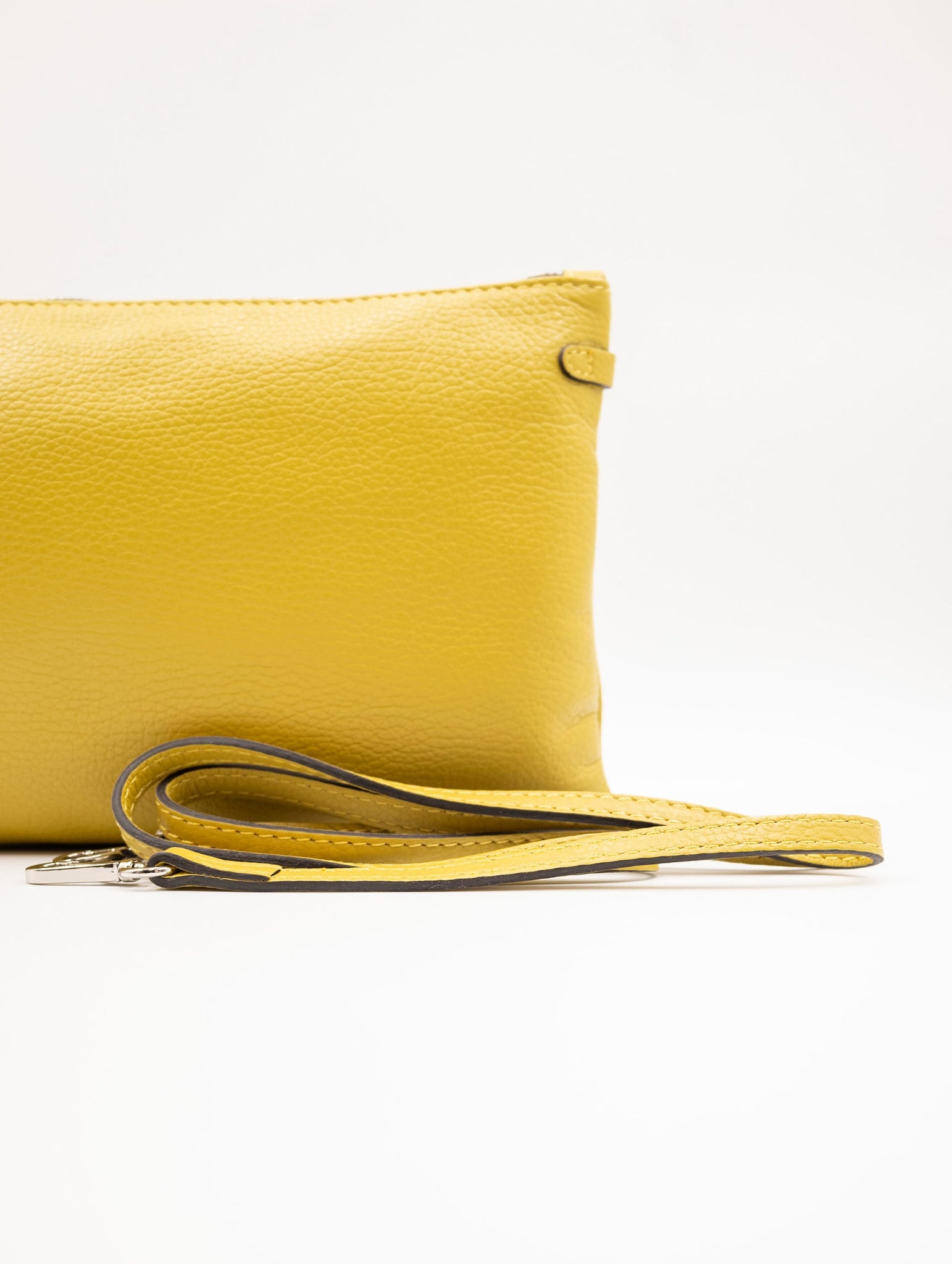 Clutch Hermy Gianni Chiarini in Pelle Martellata Curry