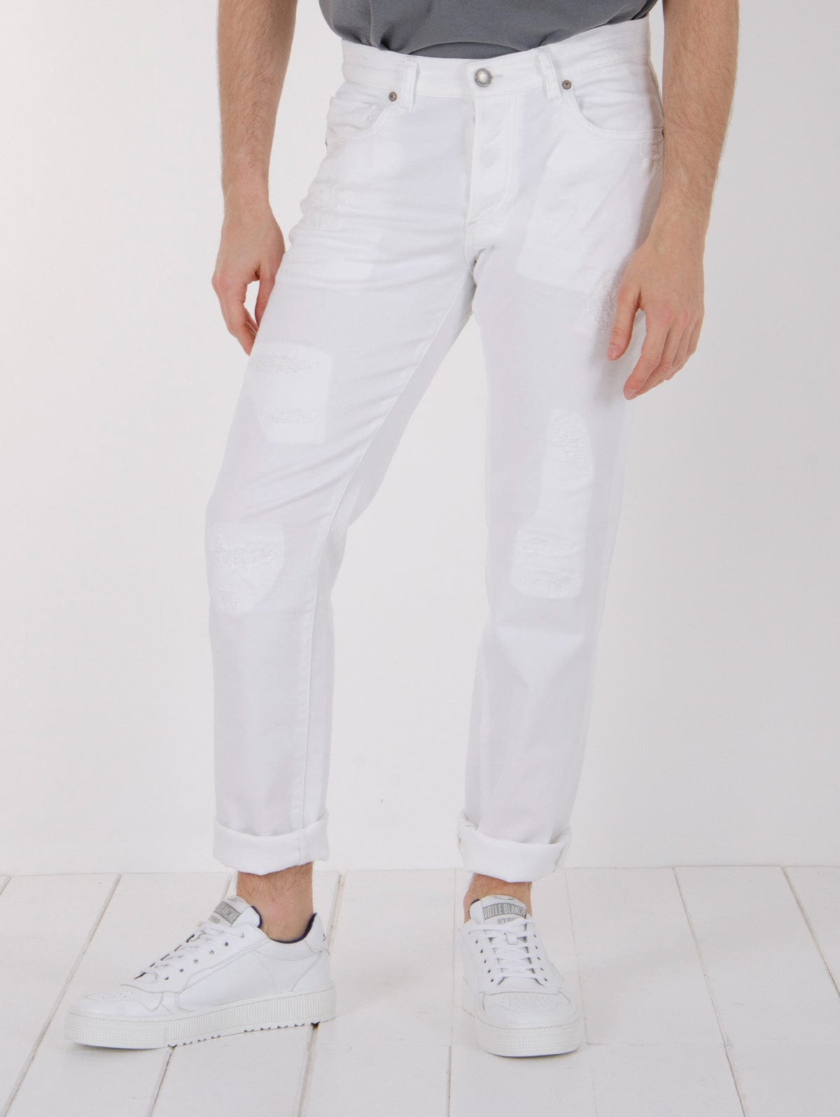 Denim Barmas Rotture Bianco