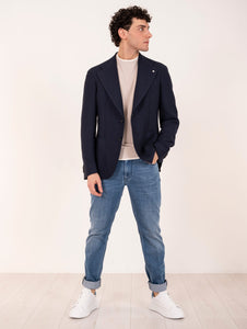 Denim Re-Hash in Cotone Denim Chiaro