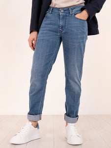 Denim Re-Hash in Cotone Denim Chiaro