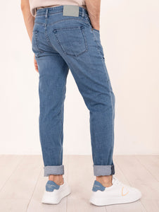 Denim Re-Hash in Cotone Denim Chiaro