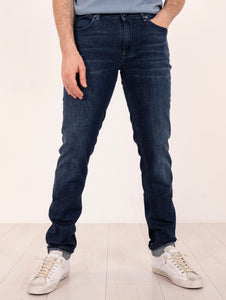 Denim Re-Hash in Cotone Denim Scuro