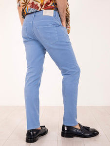 Denim Yaren Don The Fuller in Cotone Light Blue Delavè