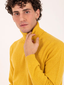 Dolcevita Zanieri in Lambswool e Cashmere Giallo