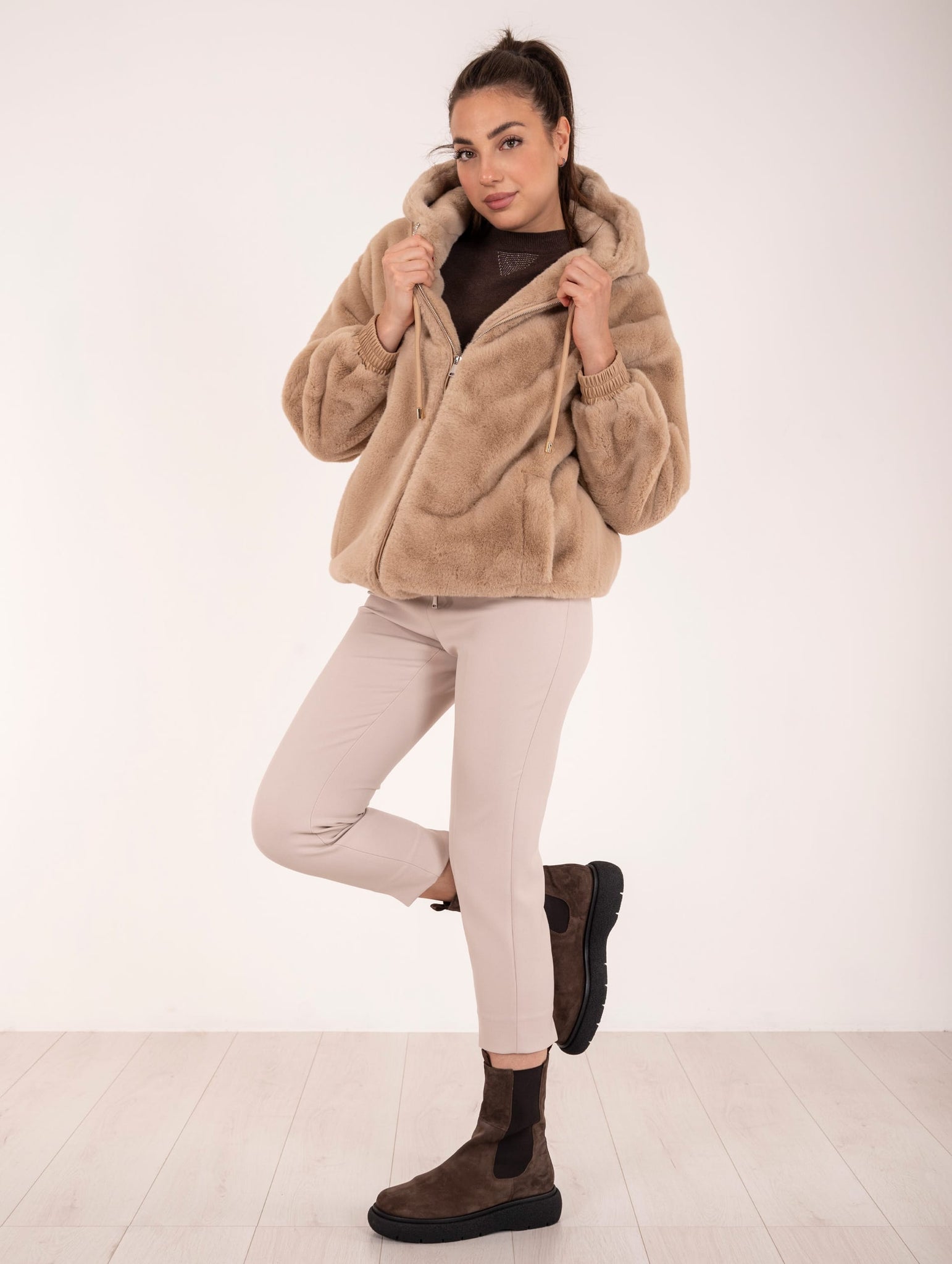 Eco Bomber Leon & Loulou Beige