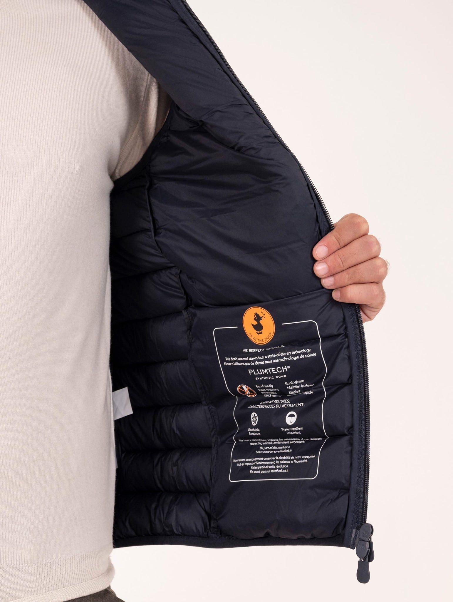 Eco Gilet Save The Duck Blu