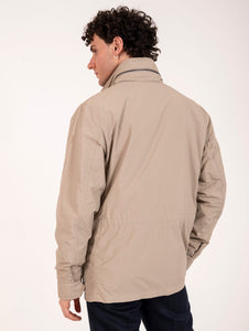 Field Jacket Mako Save The Duck in Poliestere Riciclato Beige