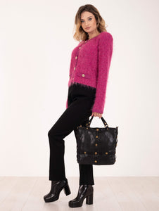 Giacca Chanel Simona Corsellini Fil Coupè Lurex Fucsia