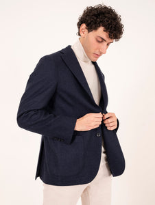 Giacca Four Stroke in Cashmere Blu Navy