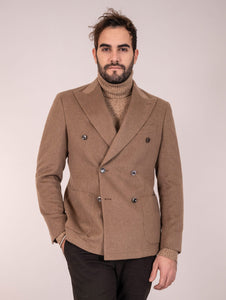 Giacca Four Stroke in Puro Cashmere Loro Piana Cammello