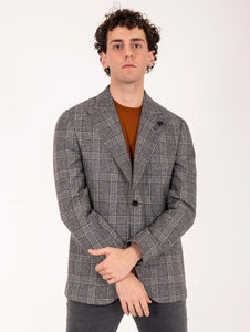 Giacca Lardini Special Line in Lana e Cashmere Fantasia Check