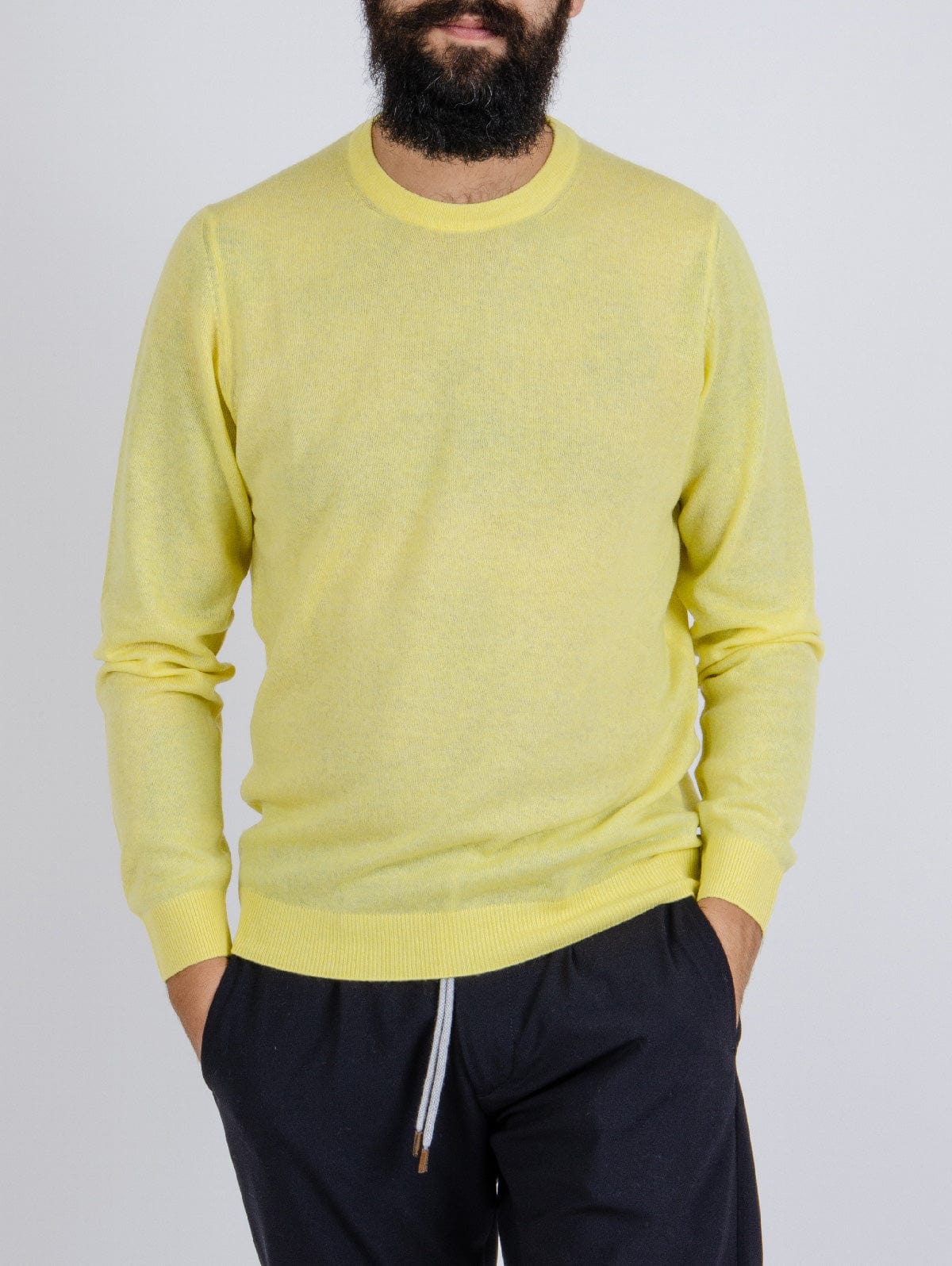 Girocollo Zanieri Cashmere Nuvola Lime