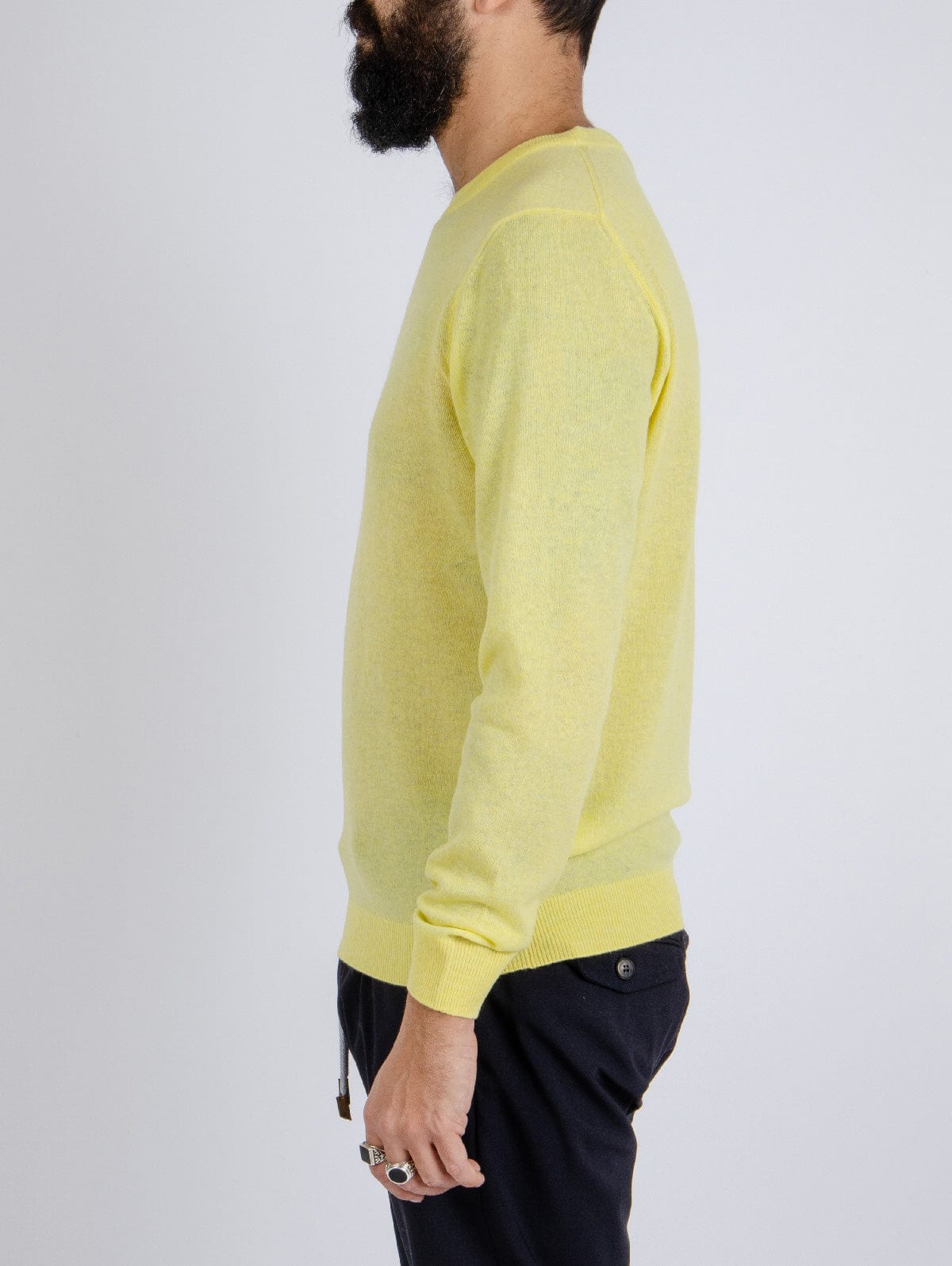 Girocollo Zanieri Cashmere Nuvola Lime