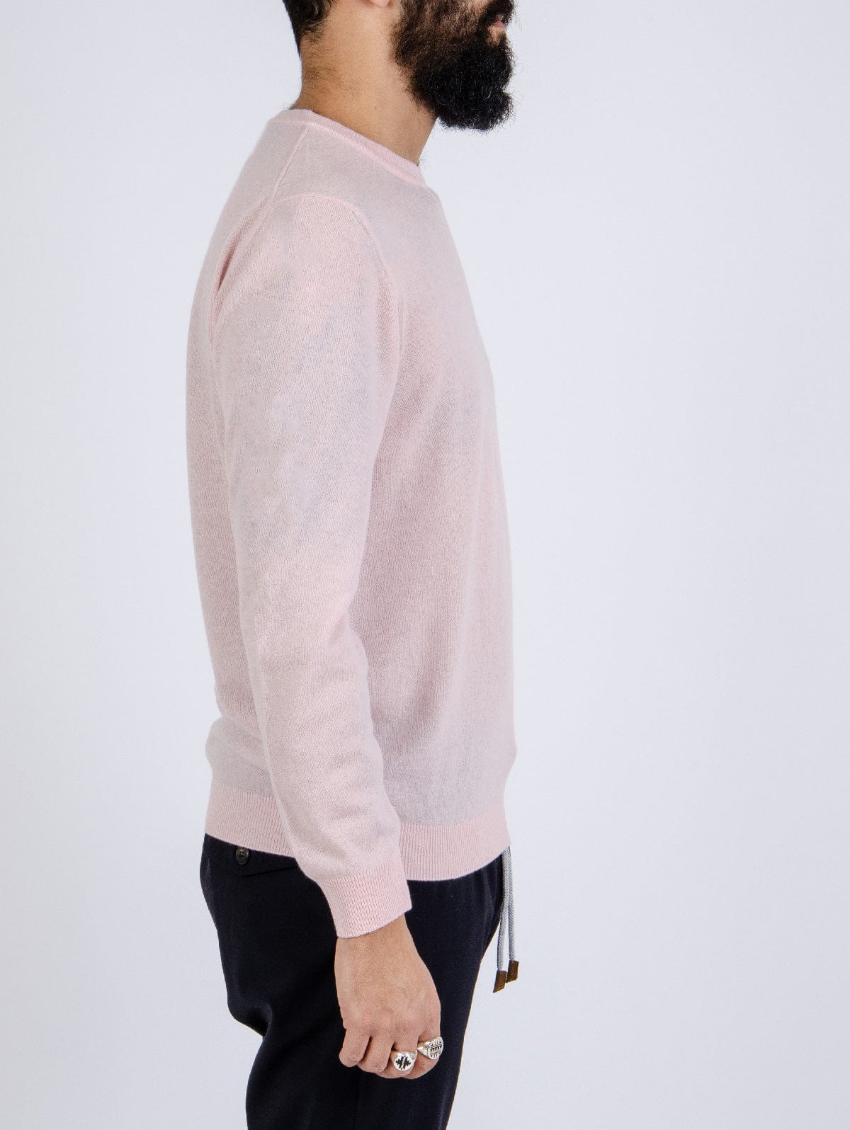 Girocollo Zanieri Cashmere Nuvola Rosa