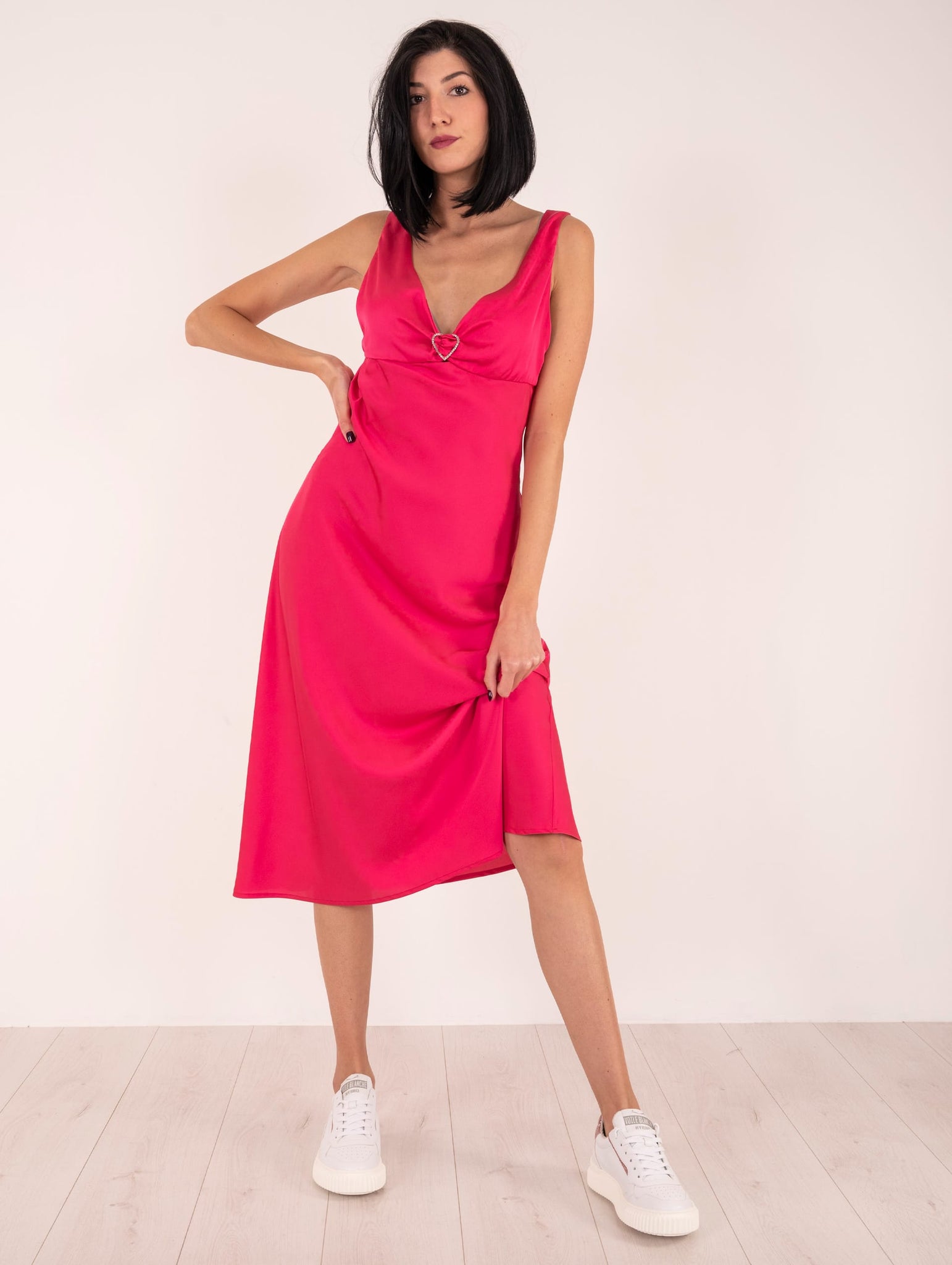 Heart Dress Eda Aniye By In Raso Fucsia