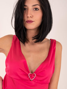 Heart Dress Eda Aniye By In Raso Fucsia