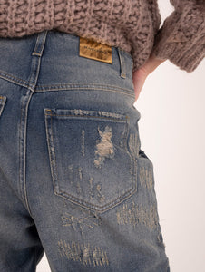 Jeans Boho Brand Unique con Rotture