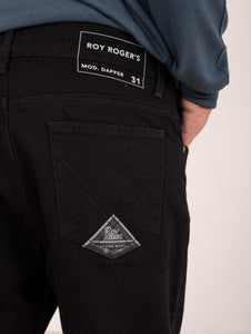 Jeans Roy Roger's Dapper Rinse in Gabardina Nero