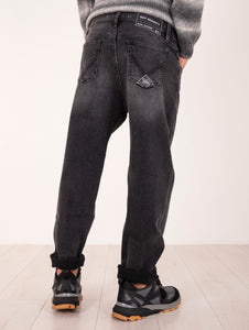 Jeans Roy Roger's Elias in Cotone e Modal Nero