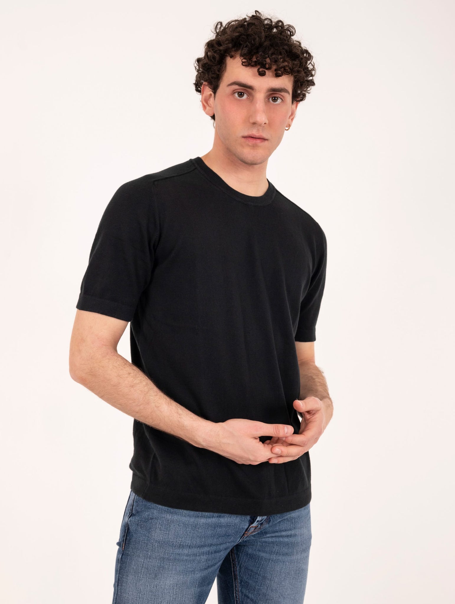 Maglia M/M Zanieri in Cotone Nero