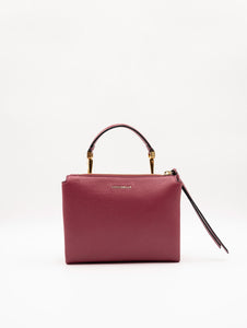 Mini Bag Coccinelle Arlettis in Pelle Martellata Rosso