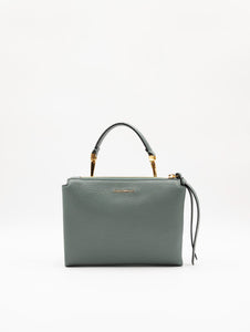 Mini Bag Coccinelle Arlettis in Pelle Martellata Verde