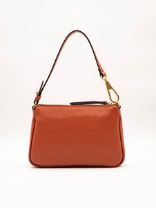 Minibag Brooke Gianni Chiarini In Pelle Martellata Arancio