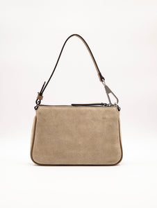 Minibag Brooke Gianni Chiarini In Suede Beige