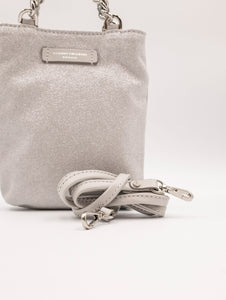 Minibag Camilla Gianni Chiarini in Pelle Lurex Argento