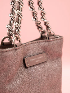 Minibag Camilla Gianni Chiarini in Pelle Lurex Rosa