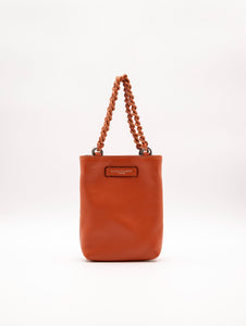 Minibag Camilla Gianni Chiarini in Pelle Martellata Arancio