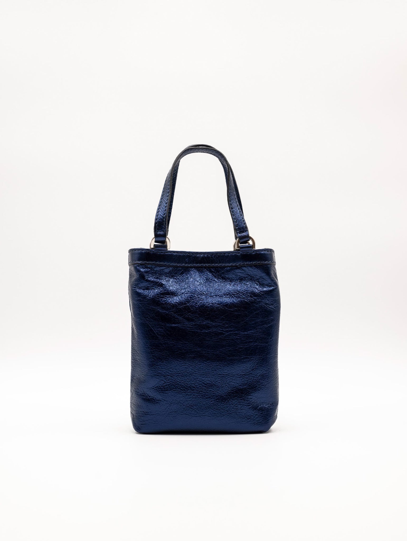 Minibag Camilla Gianni Chiarini in Pelle Martellata Blu