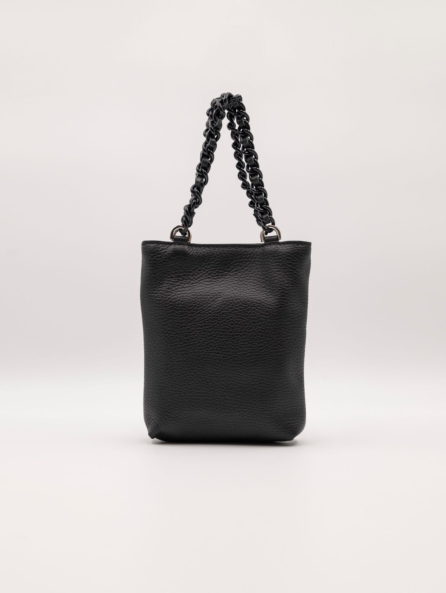 Minibag Camilla Gianni Chiarini in Pelle Martellata Nera