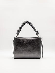 Minibag Coccinelle Boheme Shiny Goat Nero