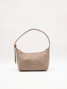 Minibag Coccinelle in Pelle Martellata Beige