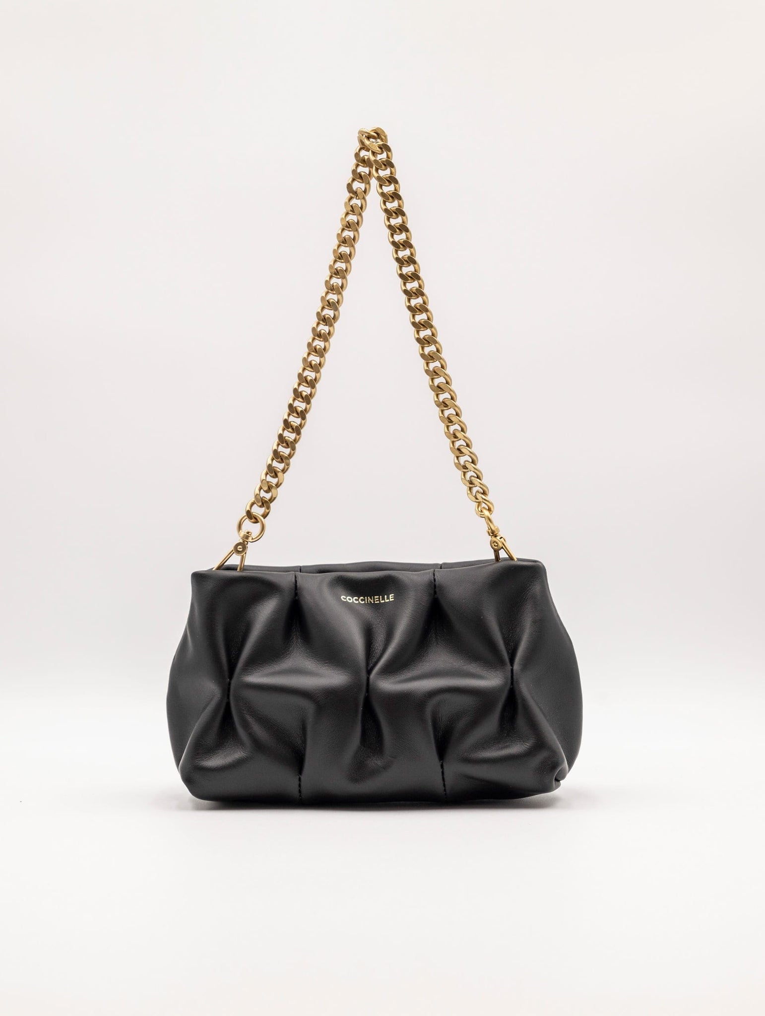 Minibag Coccinelle Ophelie in Pelle Goodie Nero