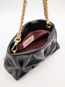 Minibag Coccinelle Ophelie in Pelle Goodie Nero