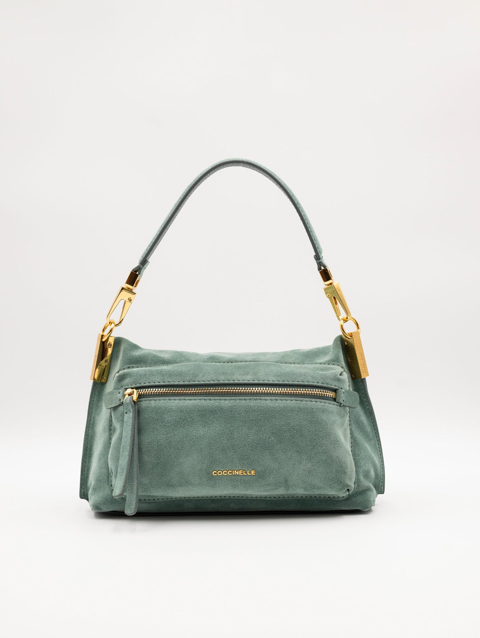 Minibag Hyle Coccinelle in Suede Verde