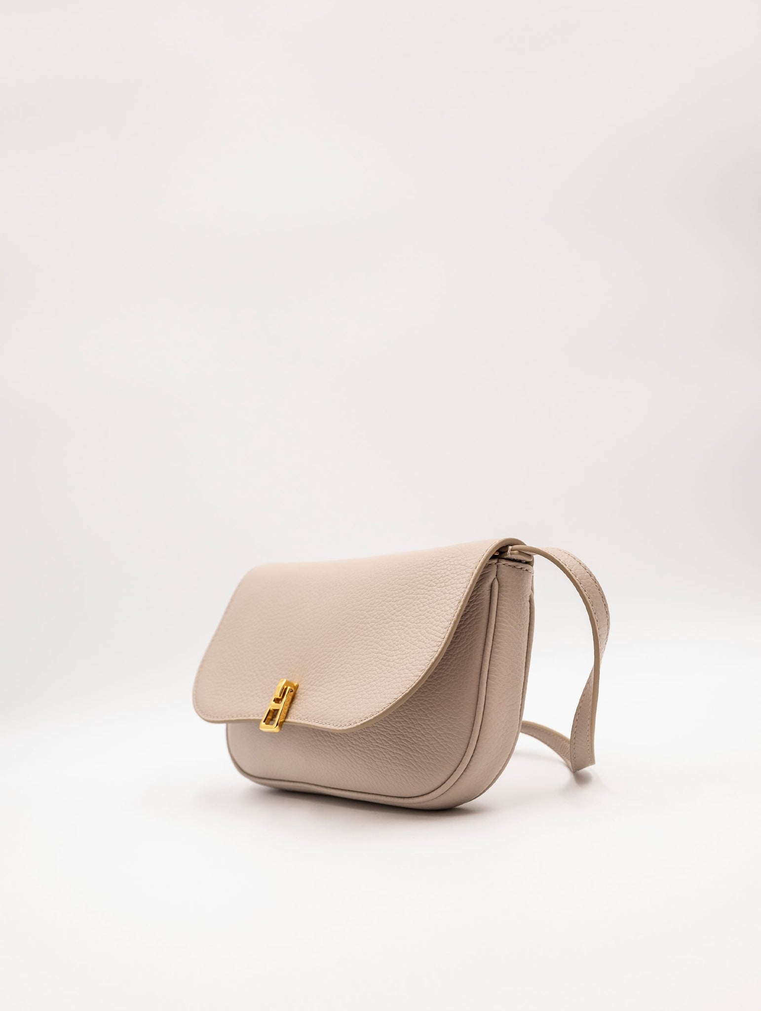 Minibag Magie Coccinelle in Pelle Martellata Beige