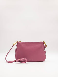 Minibag Magie Coccinelle in Pelle Martellata Rosa