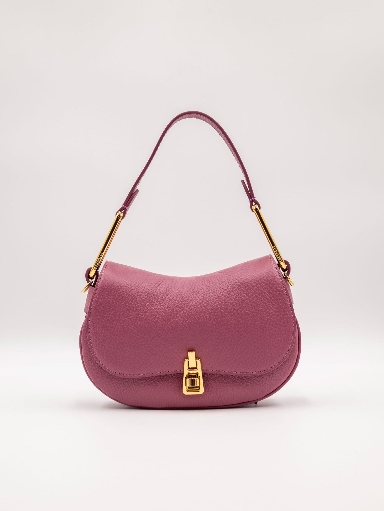 Minibag Magie Soft Coccinelle in Pelle Martellata Rosa