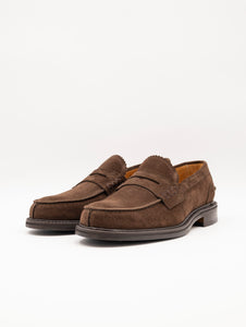 Mocassino Berwick 1707 in Suede Cioccolato