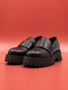 Mocassino Carmens Kerry Moc in Pelle Nero