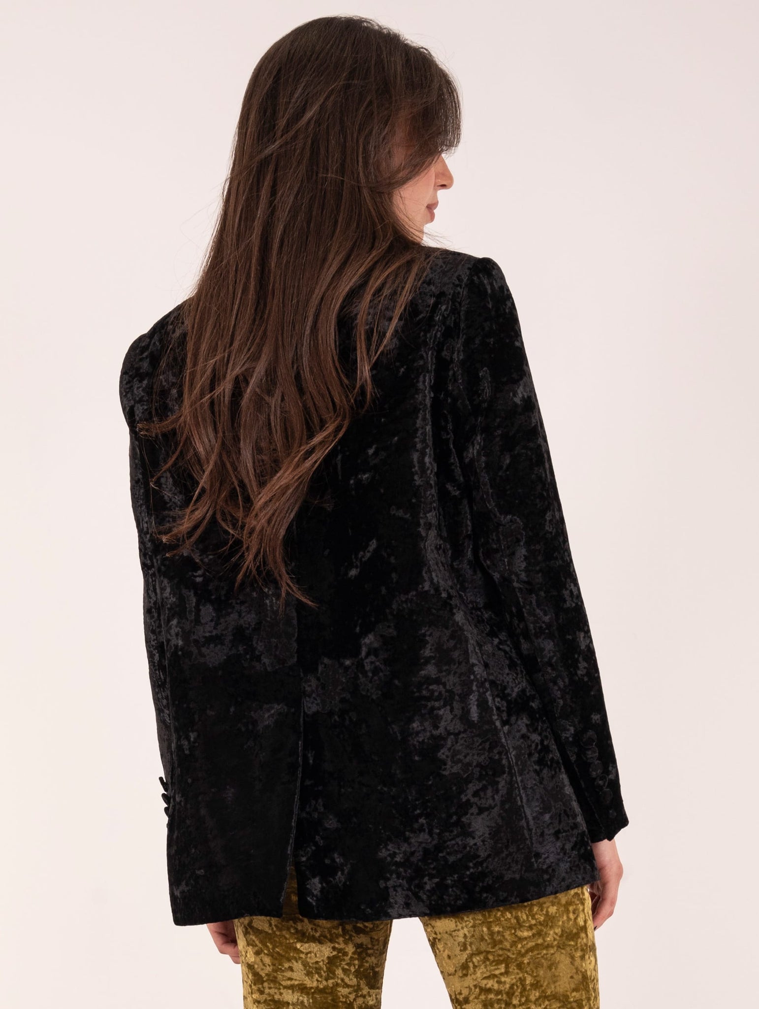 Over Jacket Zira Aniye By in Velour Nero