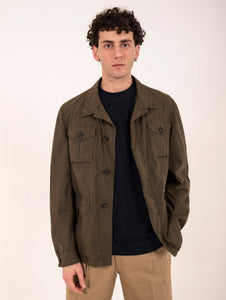 Overshirt L.B.M. 1911 in Cotone Oliva